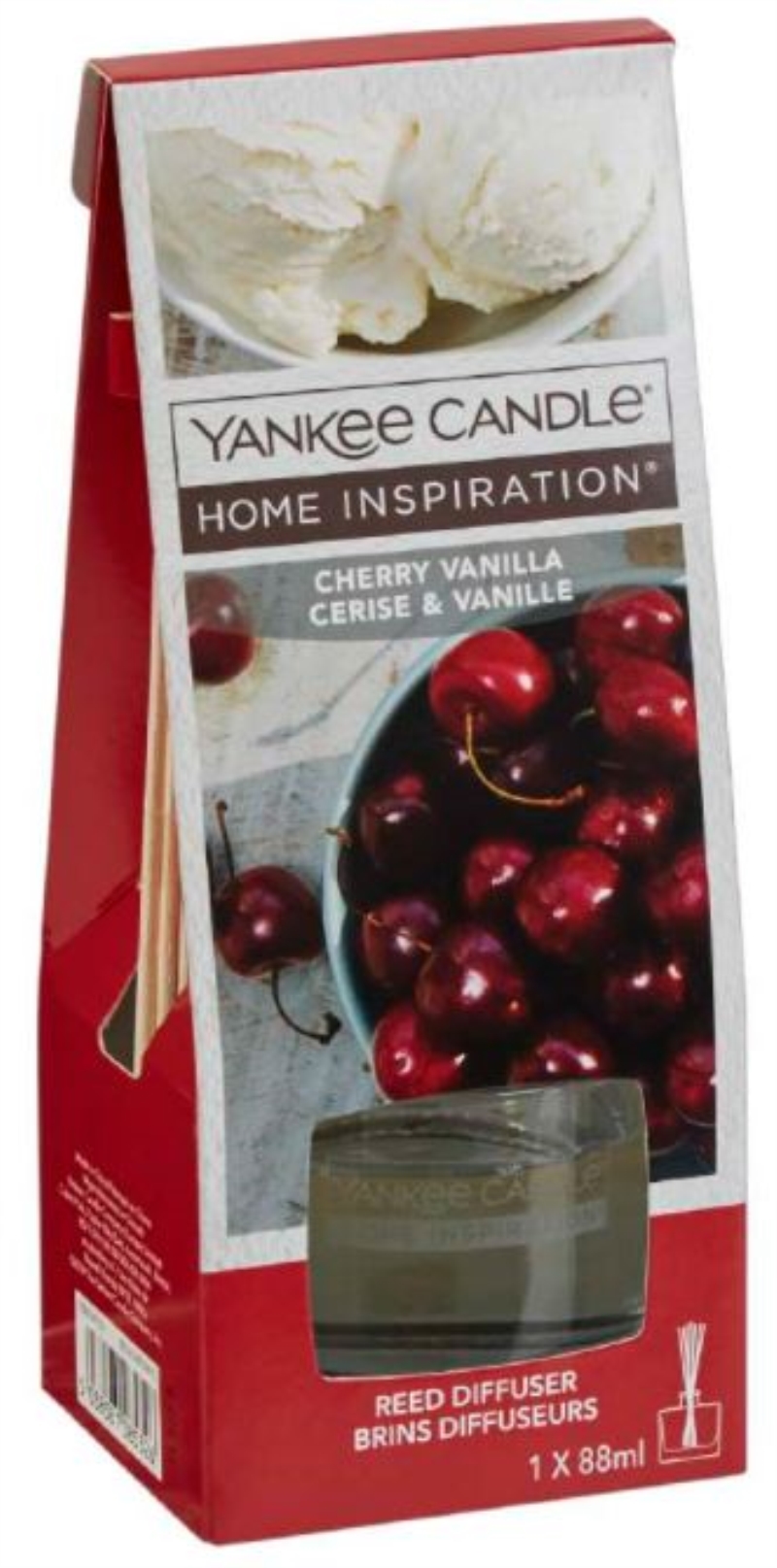 YANKEE CANDLE Yankee Candle Home Inspiration diffusore per ambiente fragranza Cherry Vanilla (ciliegia e vaniglia)